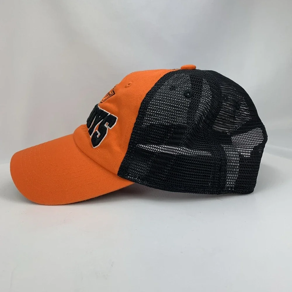 Oklahoma State OSU Cowboys Hat Orange Black Mesh Captivating Snapback Ball Cap